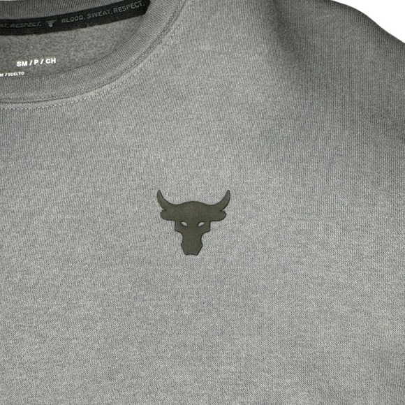 Under Armour Project Rock Blood, Sweat Respect Sweatshirt crewneck women’s small - Picture 5 of 11